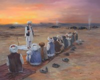 Naseeb Khan, 28 x 36 Inch, Oil on Canvas, Landscape Painting, AC-NSBK-007 Naseeb Khan, 28 x 36 Inch, Oil on Canvas, Landscape Painting, AC-NSBK-007